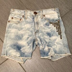 We The Free denim shorts with studs